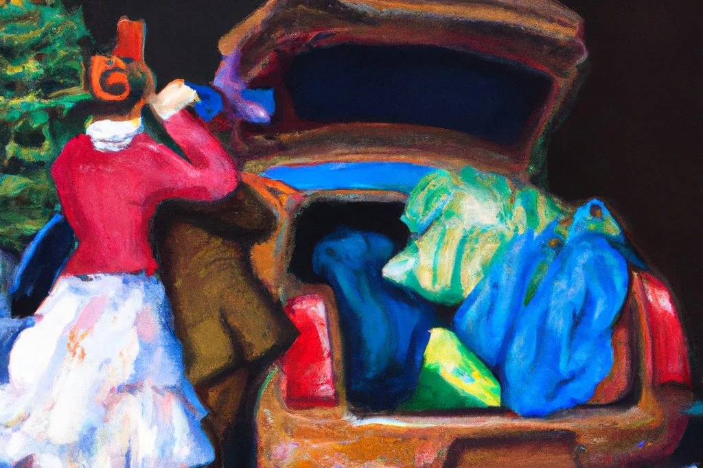 Packing for the holidays in Joshua Tree